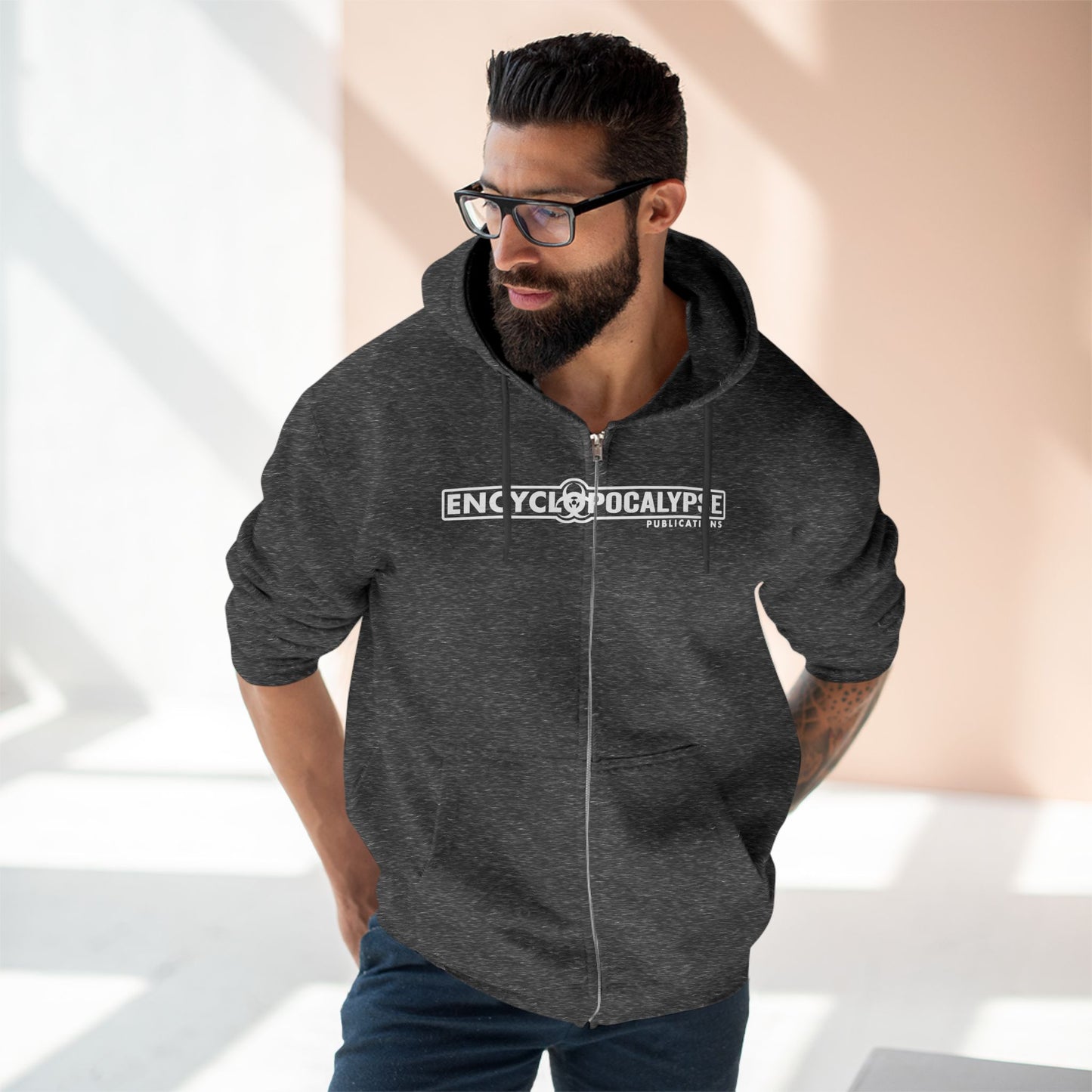 EP Horizontal Logo Zip Hoodie